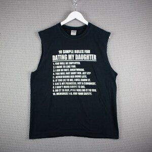 10 Simple Rules Dating Daughter Vintage Sleeveless Tee Mens